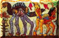 Lacoste Alain 1997 Dinosaures Européens Tableau technique mixte.JPG (7748 octets)